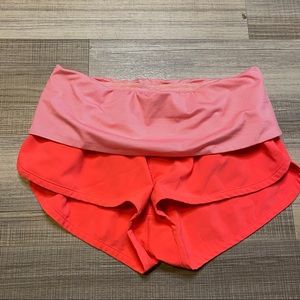 Lululemon Athletic Roll Over Shorts Pink